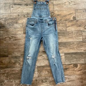 EUC BLANK NYC overalls 28